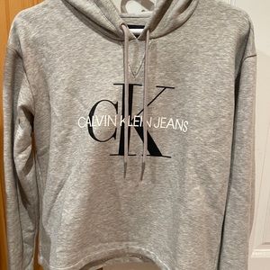 Calvin Klein cropped sweatshirt/hoodie